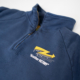 Half-zip sweater “Another Victory” in navy blue by Racing Relics