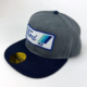 Grey and navy vintage cap with original Ford RS patch on front.