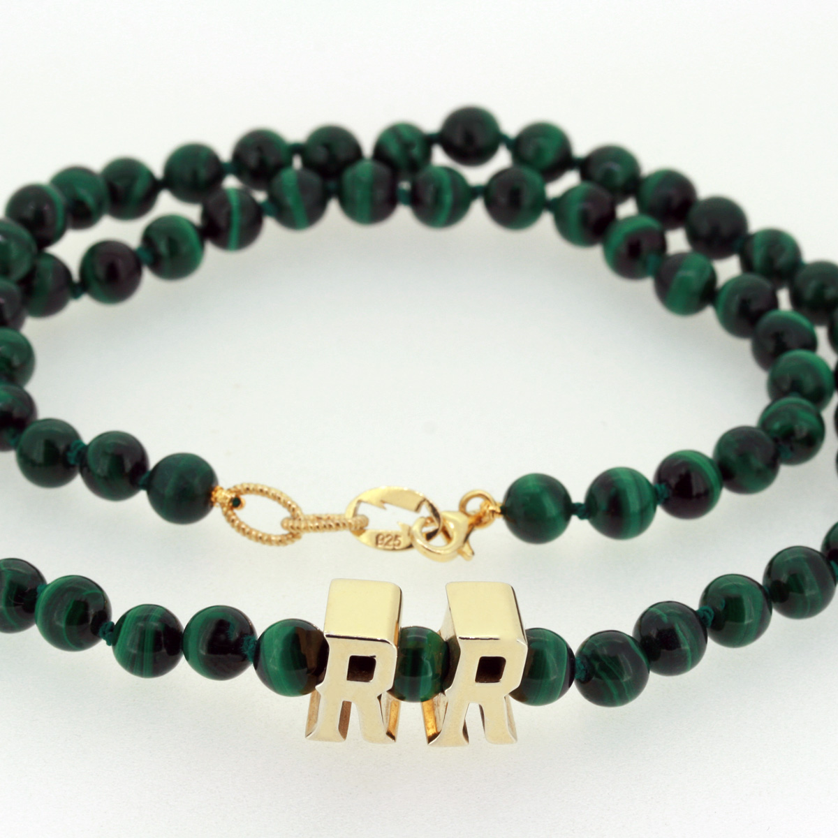 RR Malachite Necklace – Gold Edition - Image 3