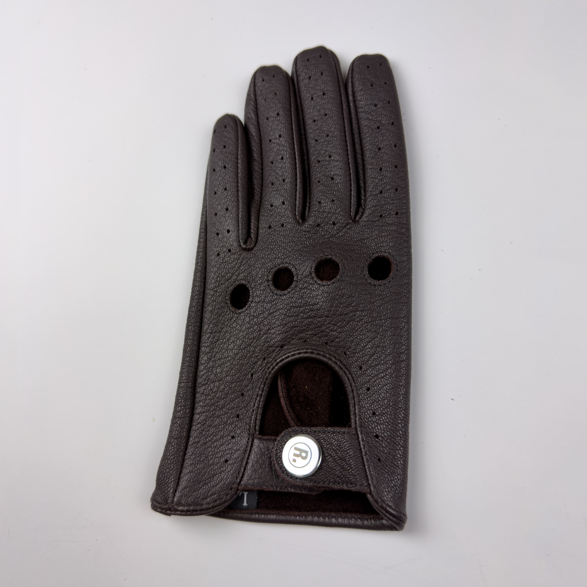 "Brown Apex Driver Gloves" - Image 2