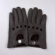Leather driving gloves with perforated detailing – Apex Driver Gloves by Racing Relics